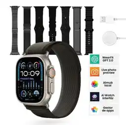 Falabella Smartwatch Mobulaa Serie 10 Ultra Plus Pantalla Amoled Chatgpt 7 Pulsos Con Ia oferta