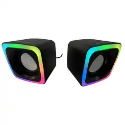 Falabella Parlantes Gamer 2.0 RGB Computador Portatil SK 201 oferta