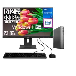 Falabella Computador Tiny Neo 50Q Core 7-240H SSD 512GB Ram 32Gb Fhd 24 W11 Pro oferta
