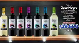 Supermercados Surtiplaza Vino Gato Negro oferta