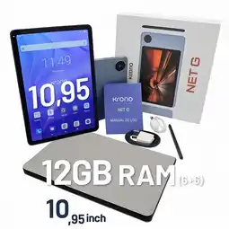 Falabella Tablet 10 Pulgadas 12GB RAM (6+6) 128GB Android 15 Doble SIM 4G Gris oferta