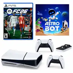 Falabella Consola PS5 Slim 1TB + 2 Controles + FC 26 Físico + Astro Bot Digital + Cargador DOBE oferta