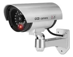 Falabella Cámara de Seguridad Falsa Dummy LED Parpadeante Vigilancia Simulada Exterior oferta