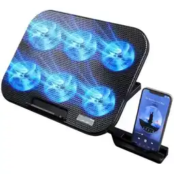 Falabella BASE REFRIGERANTE X6 F3PLUS CON 6 VENTILADORES NEGRO oferta