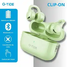 Falabella Audifonos Inalambricos Tipo Arete G-TIDE Clip-On - Verdes oferta
