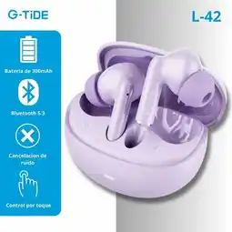 Falabella Audifonos Inalambricos G-TIDE L-42 - Morados oferta