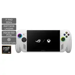 Falabella Consola 7 ROG XBOX Ally RC73YA - AMD Z2 A - RAM 16GB - 512 GB SSD - Blanca oferta