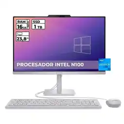 Falabella TODO EN UNO PROCESADOR INTEL N100 16GB RAM 1TB SSD 24 FHD GRIS oferta