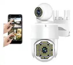 Falabella Camara Seguridad Doble Lente 360 Wifi Vision Nocturna Monitoreo oferta