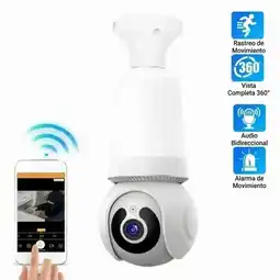 Falabella Cámara Foco Wifi 360° Seguridad Hd Inteligente Alarma oferta