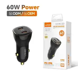 Falabella Cargador de Auto Carga Rápida 60W PD 4.0 oferta