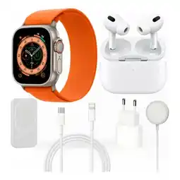 Falabella Combo Reloj Smart Watch X8 Ultra + Audifonos In Ear + Power Bank oferta
