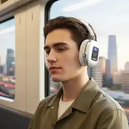Falabella Audífonos Inalámbricos Diadema Bluetooth Hi-Fi Con Funda oferta