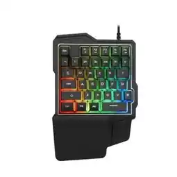 Falabella Teclado Gamer Compacto para Una Mano con Iluminacion Rgb y Teclas Multimedia oferta