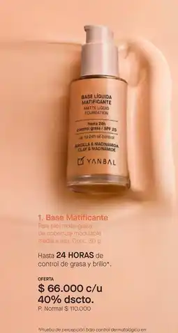 Yanbal Yanbal - base líquida matificante oferta