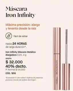 Yanbal Yanbal - iron infinity máscara metálica oferta