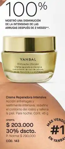 Yanbal Yanbal - crema reparadora intensiva oferta