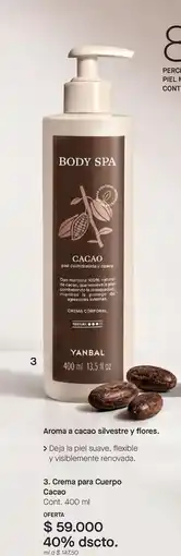 Yanbal Yanbal - crema para cuerpo cacao oferta
