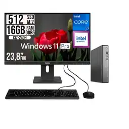 Falabella Computador Tiny Neo 50Q Core 7-240H SSD 512GB Ram 16Gb Fhd 24 W11 Pro oferta