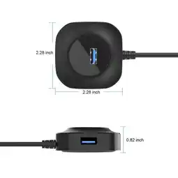 Falabella USB Hub USB 2,0 Hub 4 puertos, 25 cm cable oferta