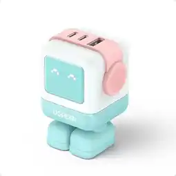 Falabella Cargador Usb A Y Usb C Rg De 65w Robot Con 3 Puertos Azul oferta