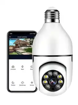Falabella Camara Ip De Seguridad Ampolleta Motorizada JE-2563 Blanco oferta