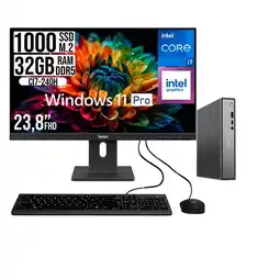 Falabella Computador Tiny Neo 50Q Core 7-240H SSD 1TB Ram 32Gb Fhd 24 W11 Pro oferta