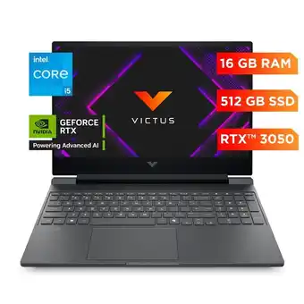 Falabella Portátil Victus Gaming 15-fa2014la Intel Core I5 Rtx 3050 16gb Ram 512gb 15.6 Windows 11 oferta