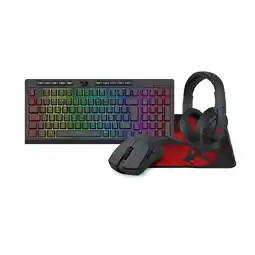 Falabella Kit Combo Teclado Mouse Diadema Mousepad S147 Sp oferta