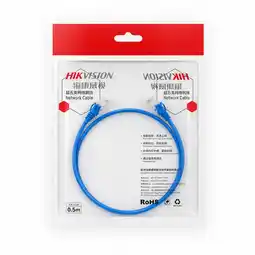 Falabella Cable de redPatch Cord Cat6 UUTP 24AWG Azul 0.5Metros RJ45 oferta