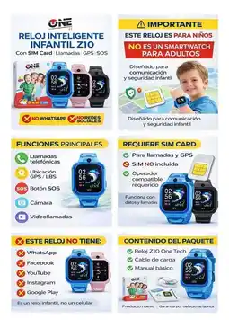 Falabella Reloj Gps Para Niño Con Red 4g Videollamadas Alarma Sos oferta