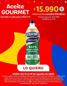 Olímpica Gourmet - aceite multiusos oferta