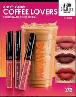 Cyzone Mocca - coffee lovers 3 tonos mate de colección oferta
