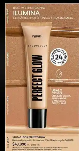 Cyzone Colombia - perfect glow base multifuncional ilumina oferta