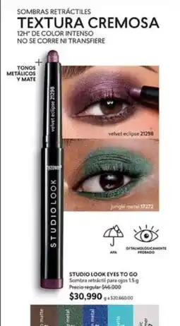Cyzone Textura - sombras retráctiles textura cremosa 12h de color intenso no se corre ni transfiere oferta