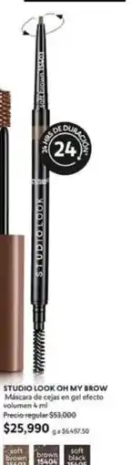 Cyzone Studio look on my brow máscara de cejas en gel efecto volumen oferta