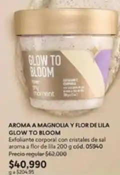 Cyzone Bloom - exfoliante corporal con cristales de sal aroma a flor de lila 200 g cód. 05940 oferta