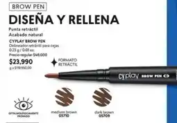 Cyzone Medium - brow pen diseña y rellena oferta