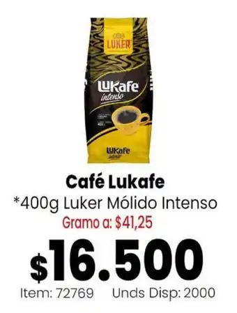 Lukafe café molido intenso