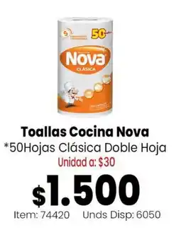 Mercamio Nova toallas cocina clásica doble hoja oferta