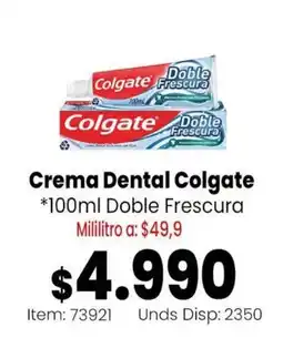 Mercamio Colgate Crema Dental Doble Frescura oferta