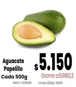 Mercamio Aguacate Papelillo oferta
