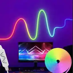 Falabella Cinta Neon Flex ARGB Y RGB 5 Metros Ritmica BT ip67 con microfono oferta