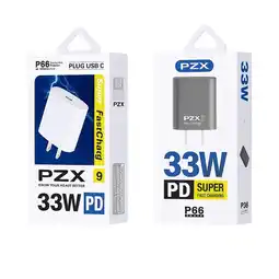 Falabella Cargador Cubo Cabezal Tipo C PD Carga Rápida 33W PZX P66 oferta