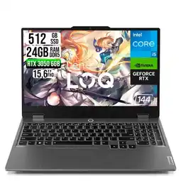 Falabella Portátil LOQ 15 Gaming RTX 3050 6GB Intel Core i5-13450HX RAM 24GB DDR5 SSD 512GB FHD 15.6 oferta