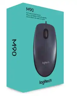 Falabella Mouse M90 Cableado Negro Ambidiestro oferta