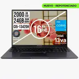 Falabella Portatil VivoBook Intel Core I5-13420H SSD 2TB RAM 24GB 16 FHD oferta