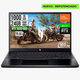 Falabella Portatil V15 AMD RYZEN 7 7445HS RTX 3050 6GB SSD 1TB RAM 24GB LED FHD 165HZ oferta