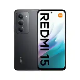 Falabella Celular Redmi 15 256GB 8+8 RAM 4G Negro oferta
