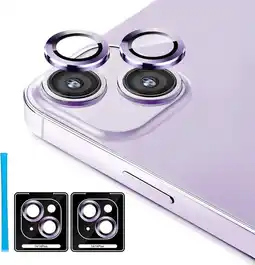 Falabella Set Lentes Protectores Premium para Cámara compatible con iPhone 16 Pro Max Lila claro oferta